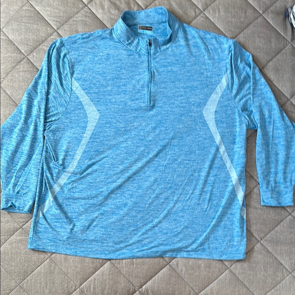 PGA Tour Blue Quarter-Zip Pullover